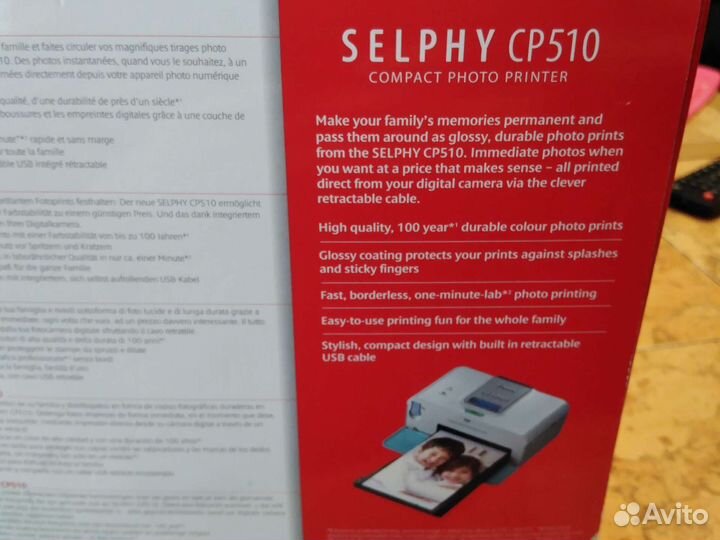 Фотопринтер canon selphy