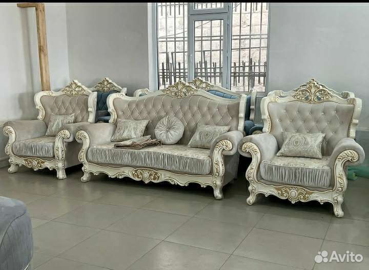 Диван и 2 кресла