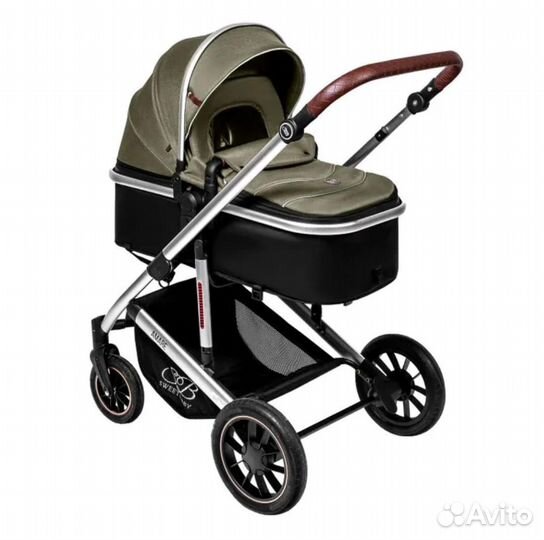 Коляска трансформер 2 в 1 Sweet baby Amare olive