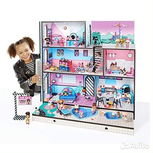 Домик кукольный лол с мебелью оригинал