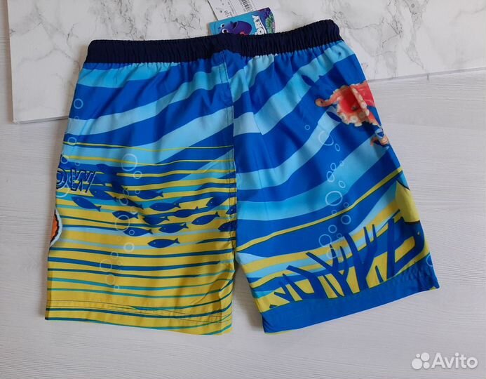 Новые пляжные шорт 98/104см; 122/128см