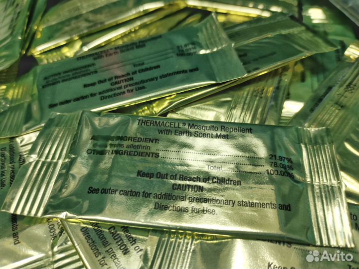 Thermacell пластины с запахом земли 20 шт