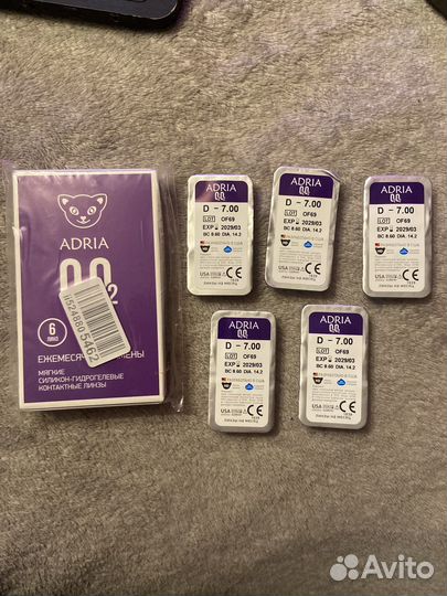 Контактные линзы adria