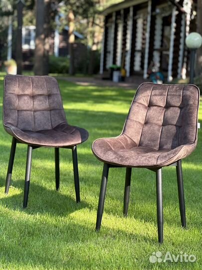 Кухонный стул из велюра