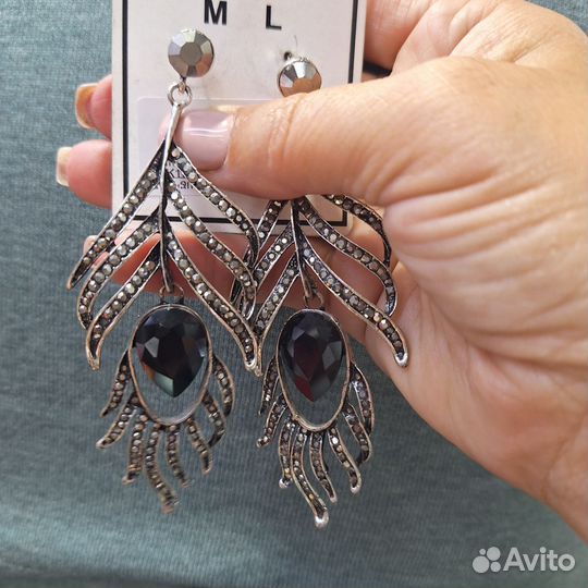 Серьги длинные