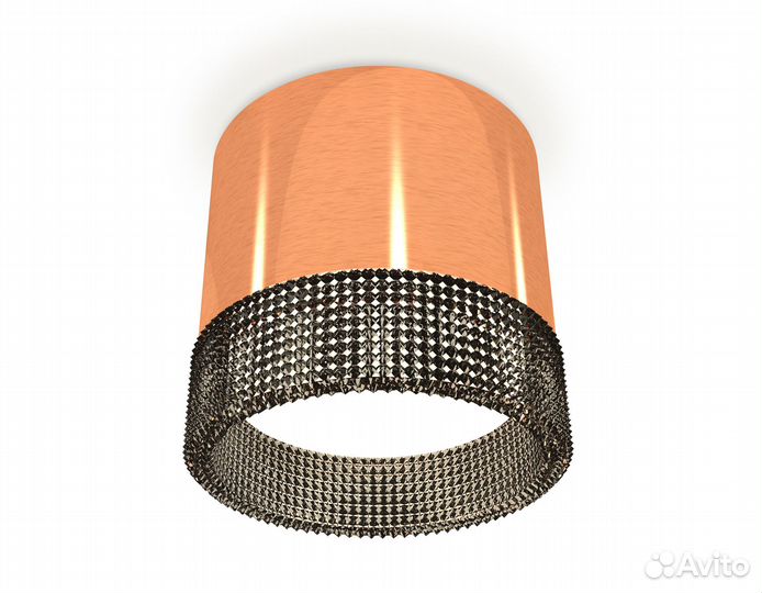 Комплект накладного светильника с композитным хрус