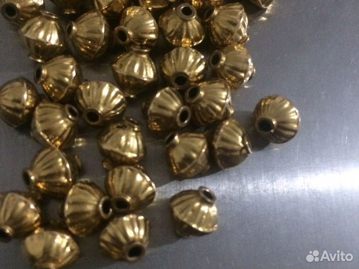 Бусы золотые