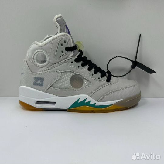 Кроссовки Nike Air Парус Jordan 5 Retro Off-White