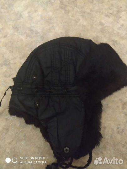 Шапка ушанка детская