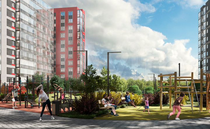 Квартира-студия, 28,2 м², 4/12 эт.