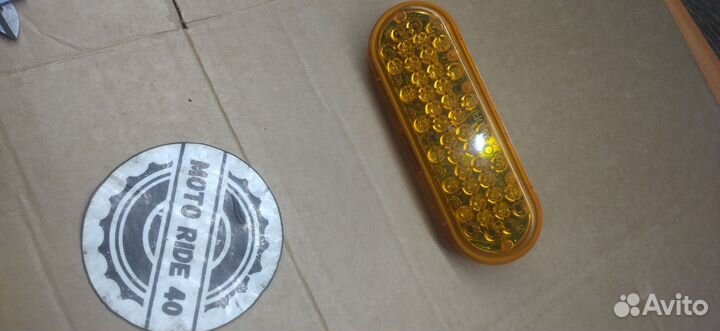 36-диодный овальный стробоскоп желтый