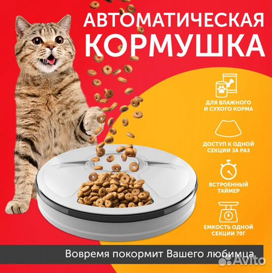 Автоматическая кормушка для домашних животных