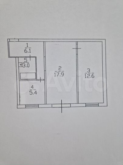 Свободного назначения, 45 м²