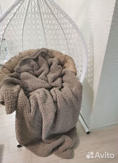 Вязаный плед