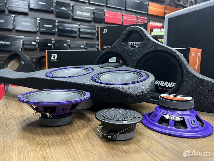 Комплект громкого фронта DL Audio Piranha 165