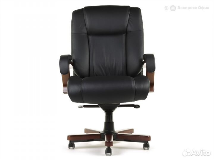 Кресло для руководителя Бюрократ T-9925walnut/blac