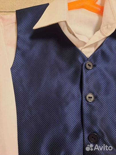 Рубашка с жилетом