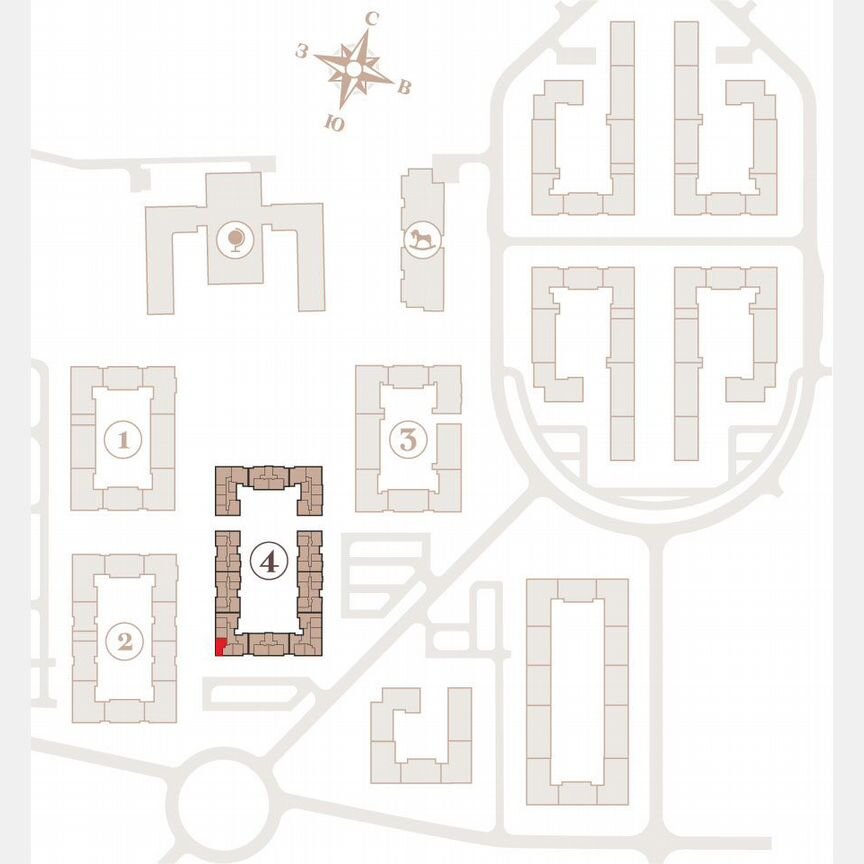 2-к. квартира, 57,8 м², 3/4 эт.