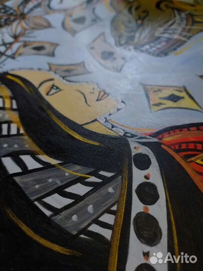 Картина холст акрил