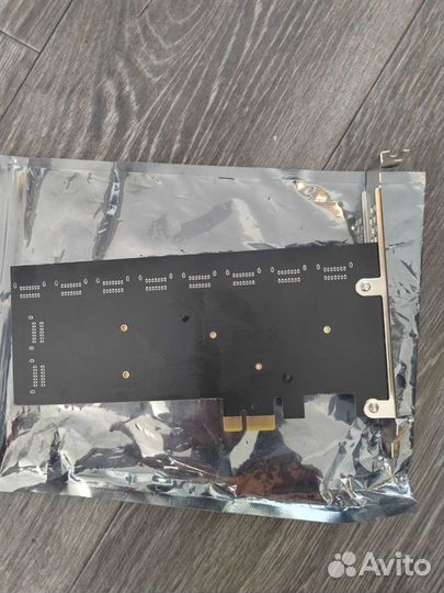 Контроллер pci-e to SATA 20шт, riser