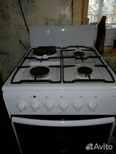 Газовая плита бу дорина 4х комфорная, духовка эл