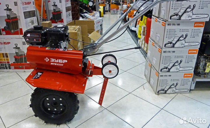 Мотоблок бензиновый зубр мтб-300, 7 л.с.(пж 64)