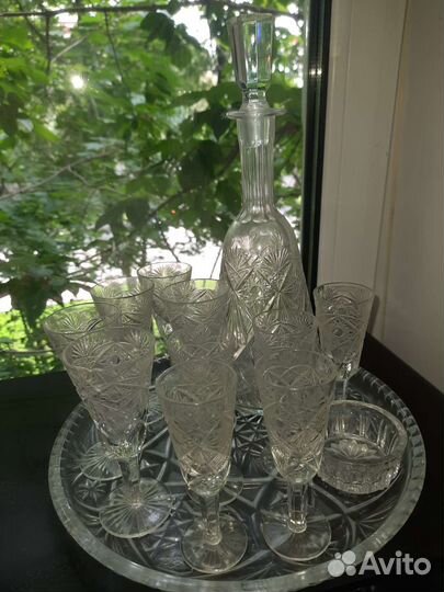 Графин / штоф хрустальный СССР