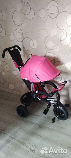 Велосипед коляска с ручкой