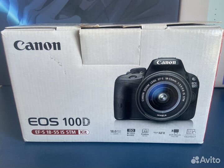 Фотоаппарат canon eos 100d EF-S 18-55 IS STM Kit