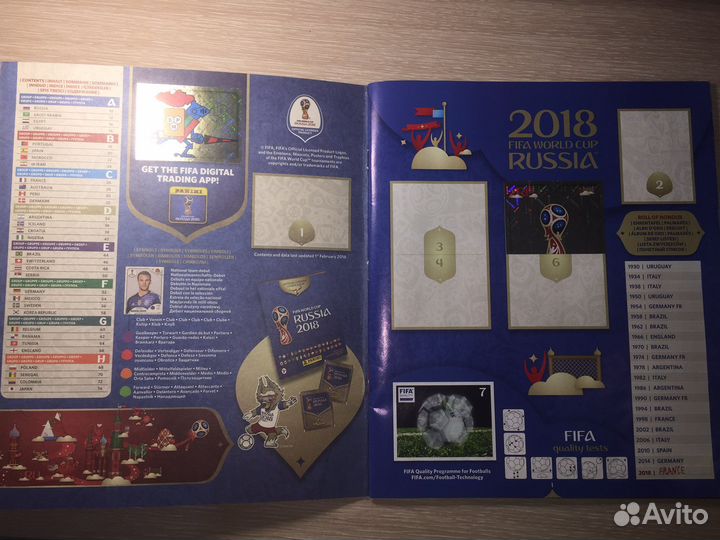 Альбом для наклеек FIFA World Cup Russia 2018