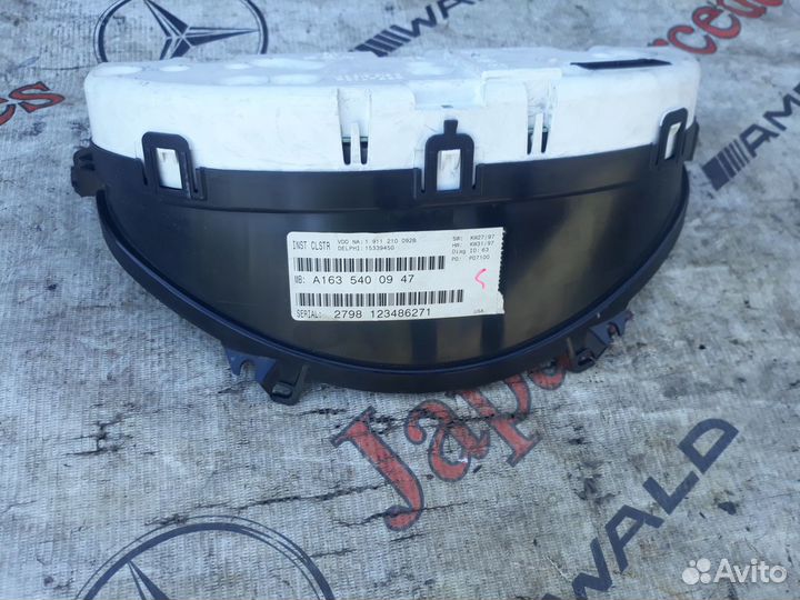 Щиток приборов Mercedes-Benz ML320 W163