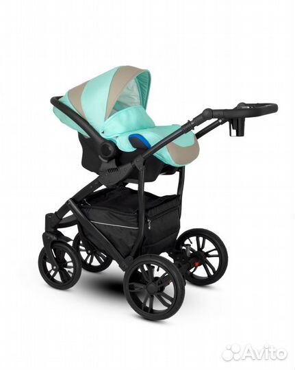 Коляска camarelo veo 3в1 с автокреслом +переноска