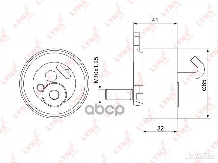 Ролик натяжной ремня грм PB1325 lynxauto