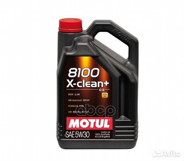 Масло моторное Motul 8100 X-clean + 5W-30