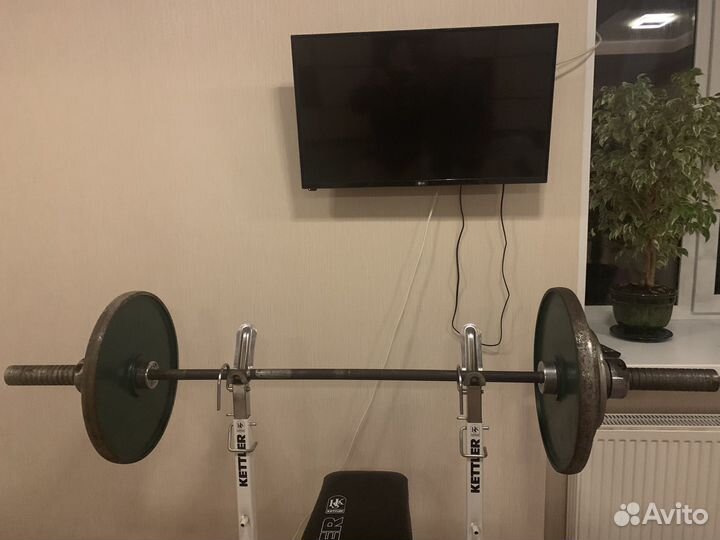 Штанга:гриф блины. Гиря