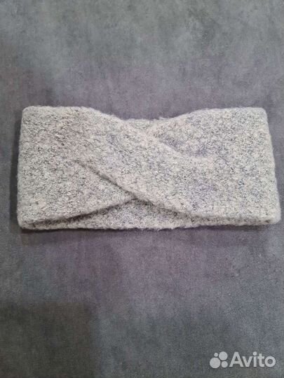 Повязка на голову вязаная