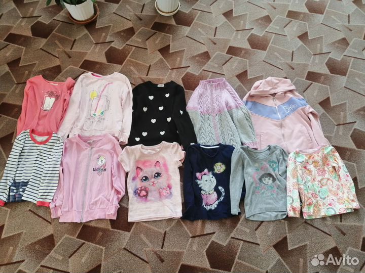 Вещи пакетом на девочку 4-6 лет