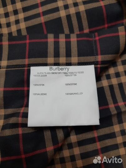 Burberry новая рубашка оригинал