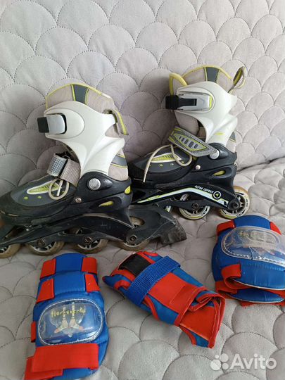 Роликовые коньки детские раздвижные