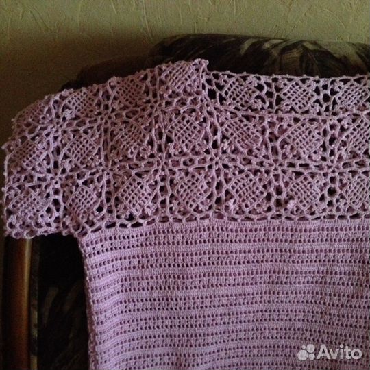 Кофточка, связанная крючком