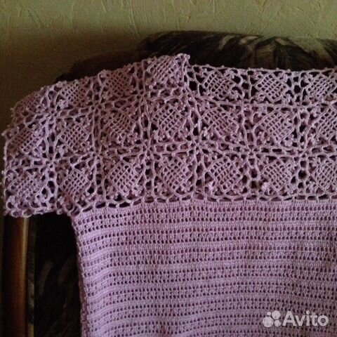 Кофточка, связанная крючком