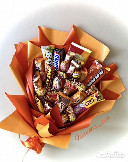 Букет из конфет. Сладкий букет