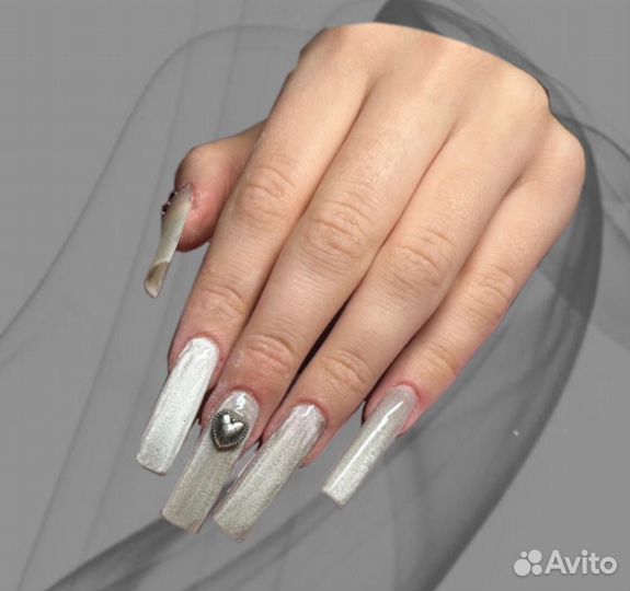 Маникюр наращивание модель