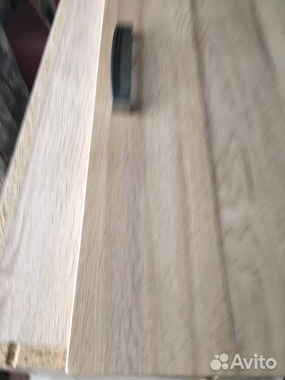 Широкая тумба с подсветкой + шкафчик