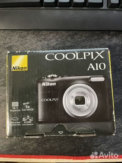 Компактный фотоаппарат nikon coolpix a10