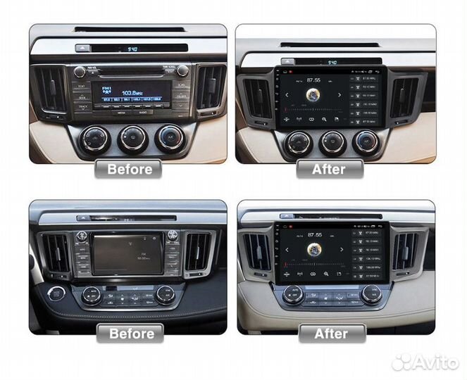 Магнитола Toyota RAV 4 2012-2018 Android 10