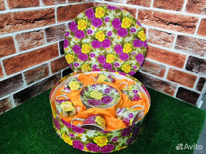 Z.8649 чайные пары Pearl (6шт)