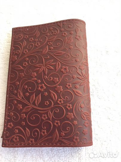 Обложка для паспорта натуральная кожа