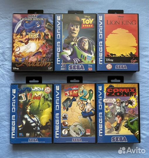 Картриджи для Sega Mega Drive