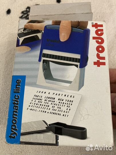 Штемпель для самонабора